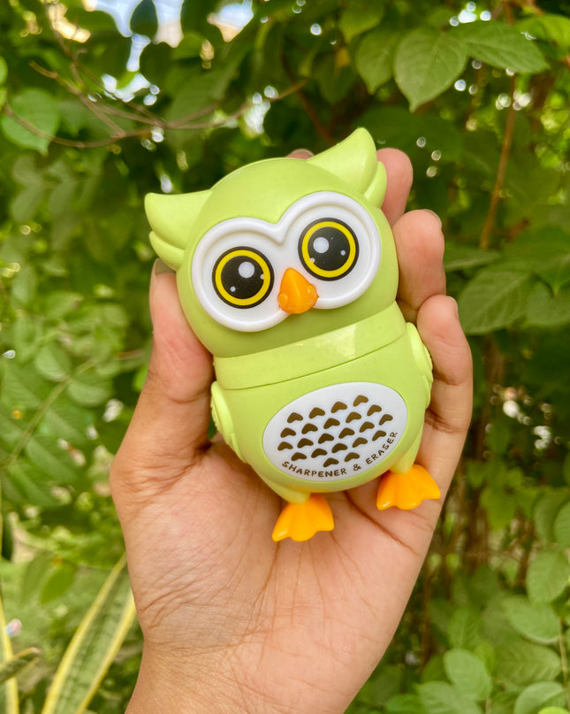 Owl Sharpener Plus Eraser
