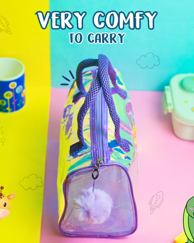 Holographic Duffle Bags