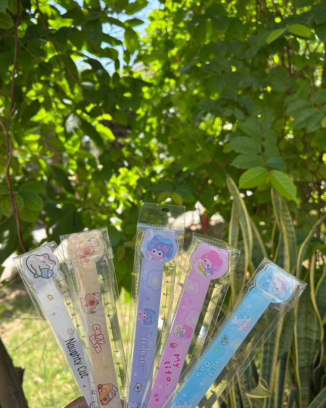 Cute kawaii Rulers (Pack Of 2)
