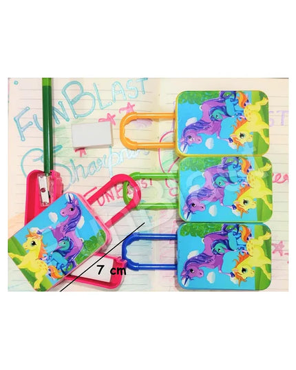 Unicorn Trolley Sharpener and Eraser