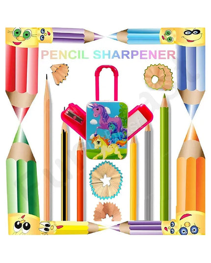 Unicorn Trolley Sharpener and Eraser
