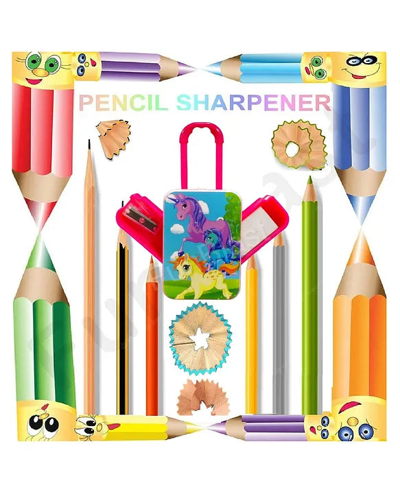 Unicorn Trolley Sharpener and Eraser
