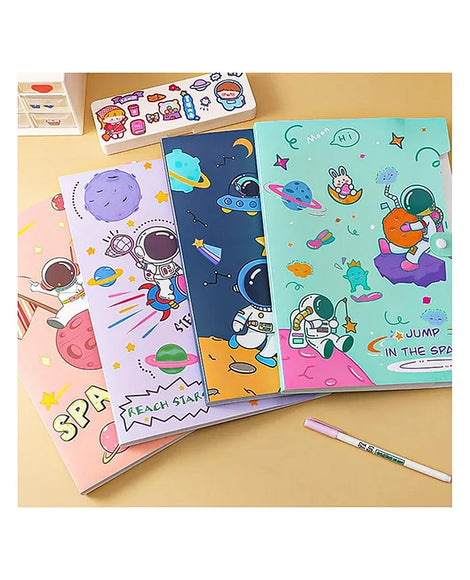 Space theme file folders