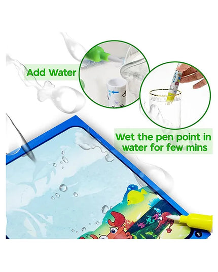 Combo set of sank magic book and magic water painting book