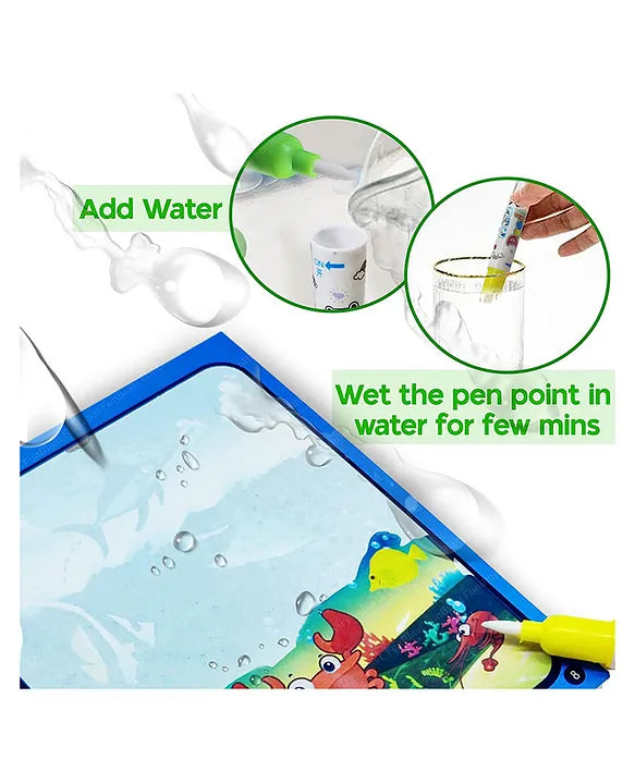 Combo set of sank magic book and magic water painting book