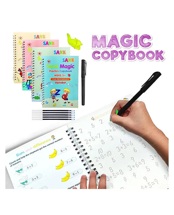 Combo set of sank magic book and magic water painting book