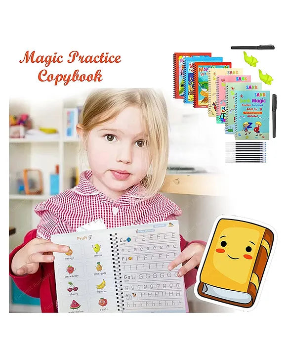 Combo set of sank magic book and magic water painting book