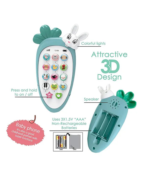 Kids rabbit mobile phone