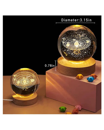 Galaxy Crystal Ball Night Light