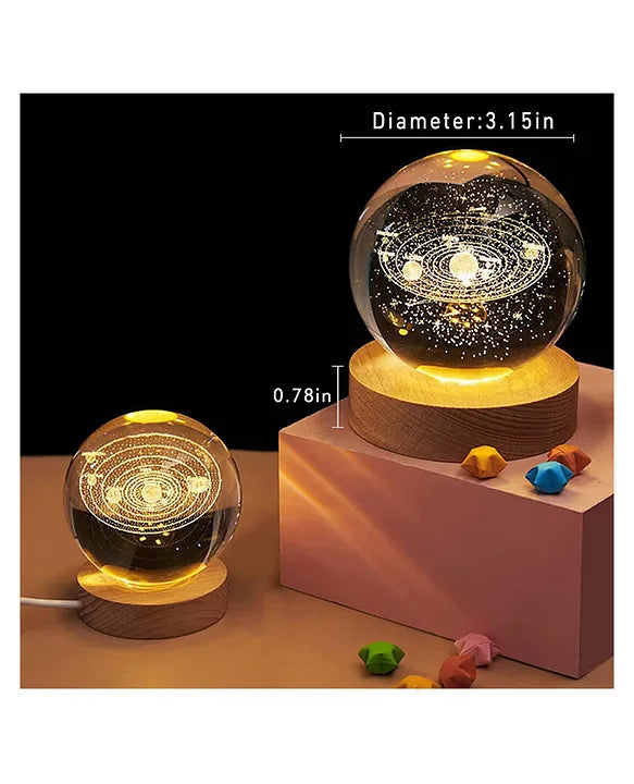 Galaxy Crystal Ball Night Light