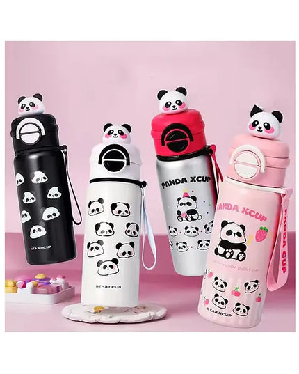 Panda steel water bottle