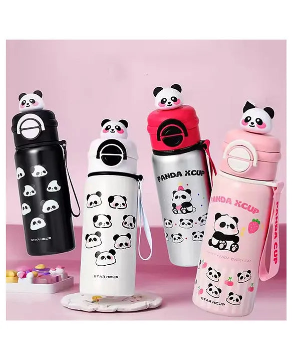 Panda steel water bottle