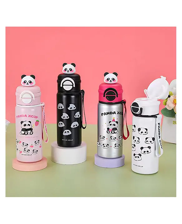 Panda steel water bottle