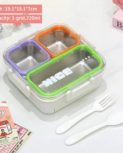 4-in-1 Rainbow Lunch Box