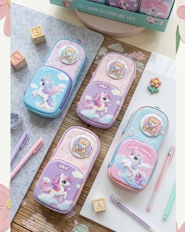 Unicorn Theme Pencil Case