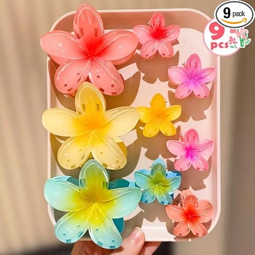 Flower claw clip