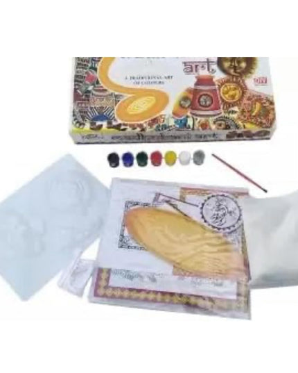 Madhubani Art Kit for Kids | DIY Traditional Indian Folk Painting Set with Colors | Educational Art & Craft Activity Kit | Creative Gift for Boys & Girls