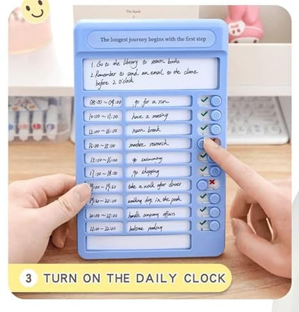 Daily Task Planner & Creative Checklist Board for Home