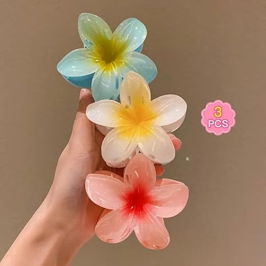 Flower claw clip