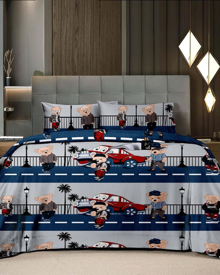 Cartoon Printed Bedsheet