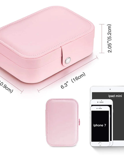Compact Double Layer jewellery Box Organizer