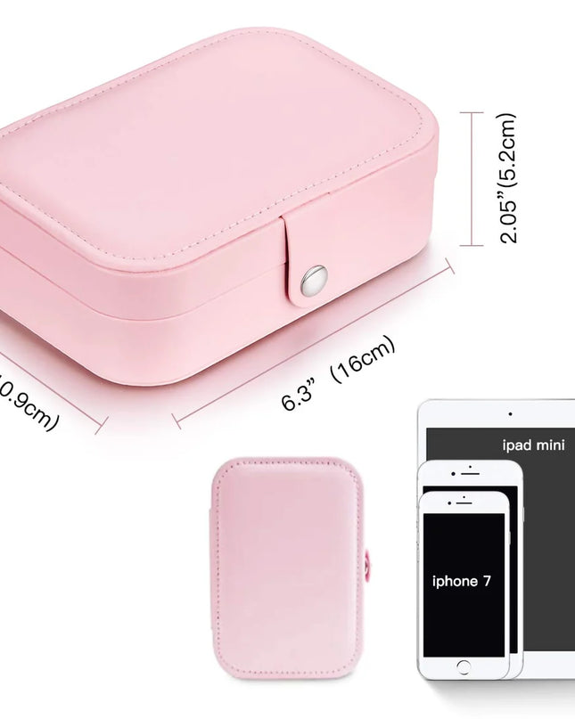 Compact Double Layer jewellery Box Organizer