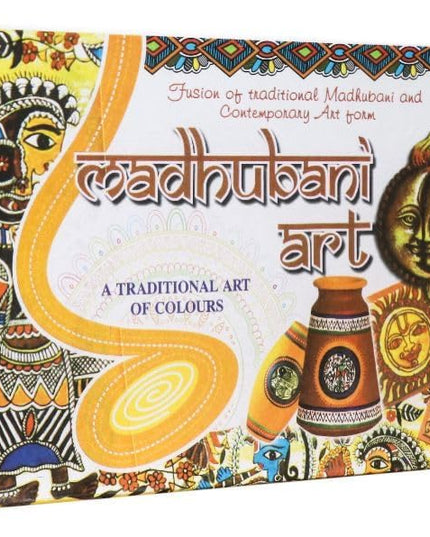 Madhubani Art Kit for Kids | DIY Traditional Indian Folk Painting Set with Colors | Educational Art & Craft Activity Kit | Creative Gift for Boys & Girls