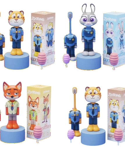 Zootopia Cartoon Character Kids Toothbrush Holder with Cover | Cute Bathroom Organizer Any Colour