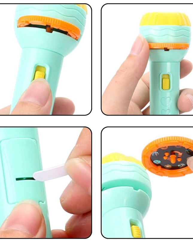 Projection Flashlight Torch
