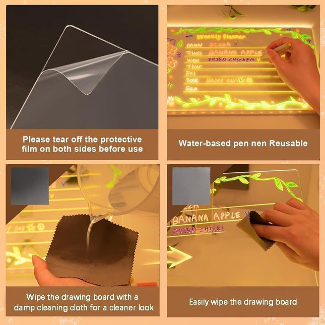 LED Acrylic Writing Board