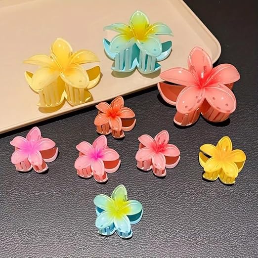 Flower claw clip