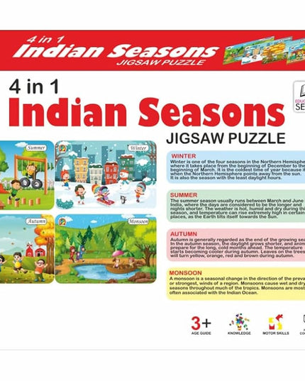 Kiddon Educational Indian Season Wooden Puzzle