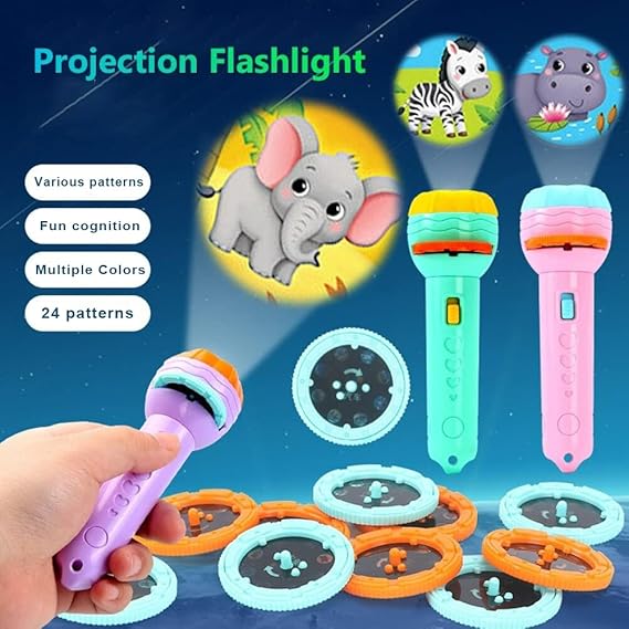 Projection Flashlight Torch