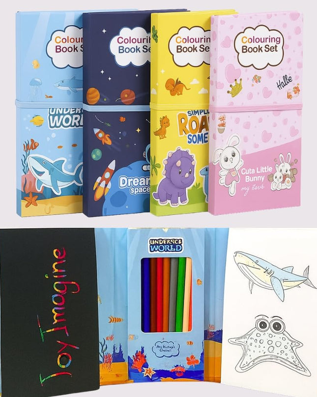 Coloring book set