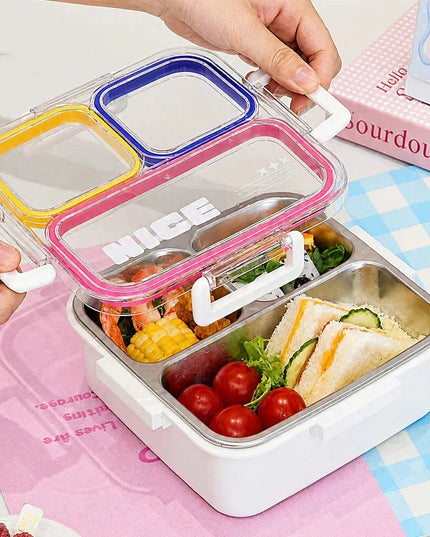 4-in-1 Rainbow Lunch Box