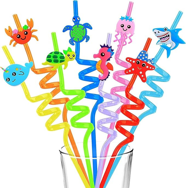 Reusable Plastic Drinking Party straws