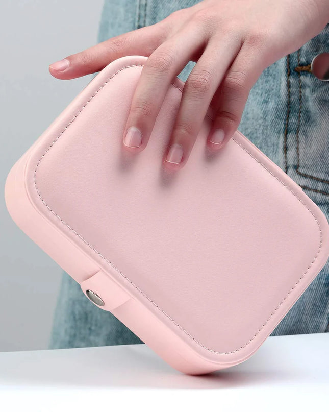 Compact Double Layer jewellery Box Organizer