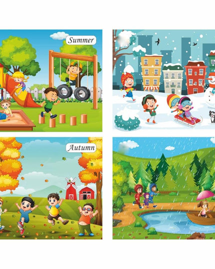 Kiddon Educational Indian Season Wooden Puzzle