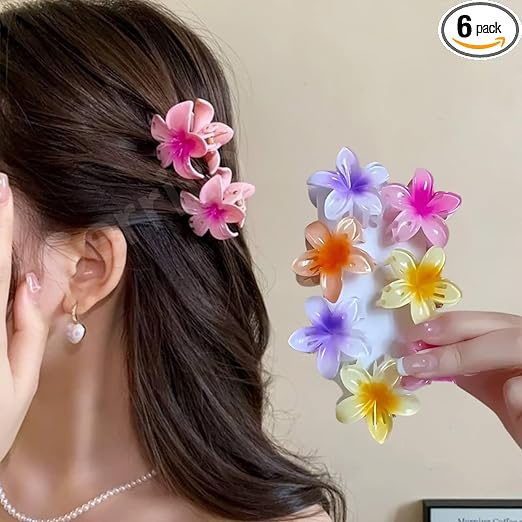Flower claw clip