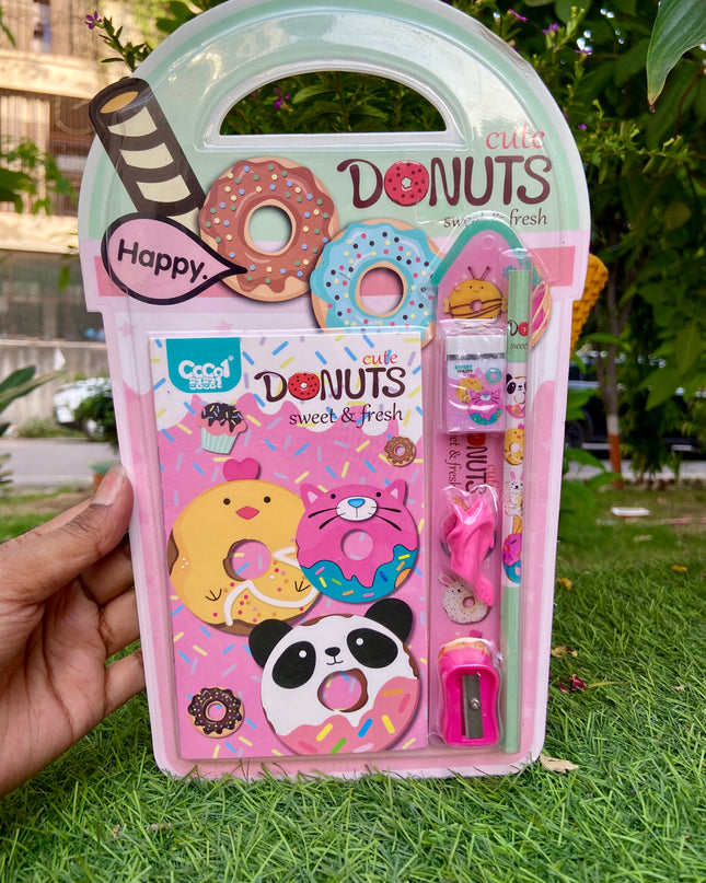 Donut Stationery Set