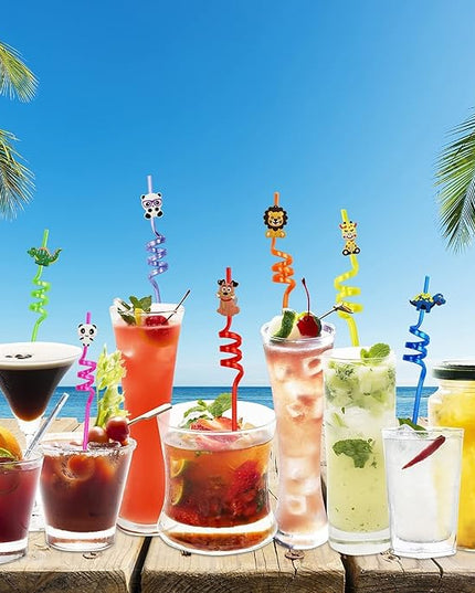 Reusable Plastic Drinking Party straws