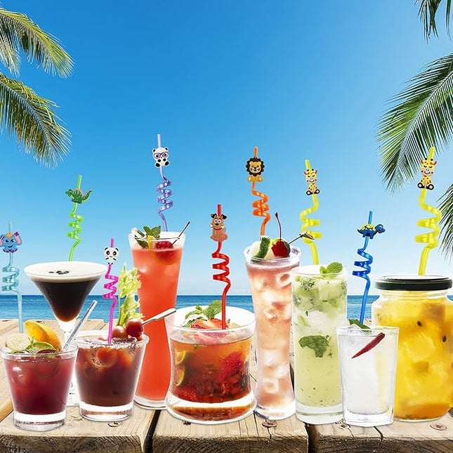 Reusable Plastic Drinking Party straws