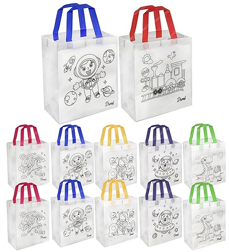 DIY Coloring Bags