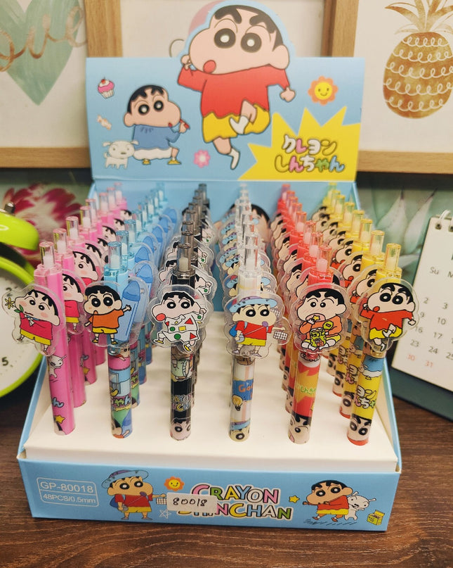 Cute Shinchan Click Gel Pen (Pack of 2 )