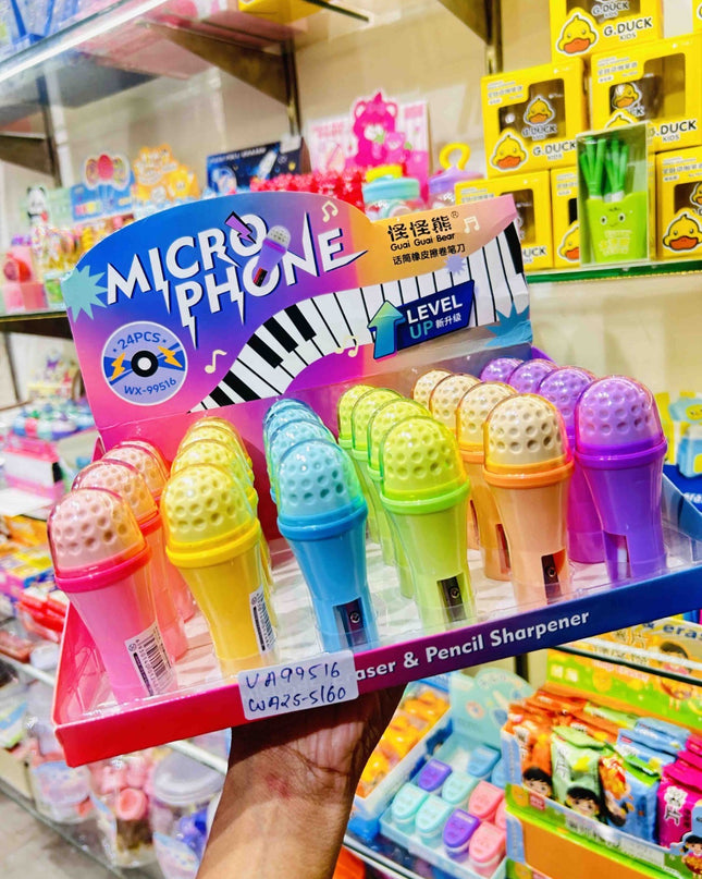 Microphone Sharpener with Eraser