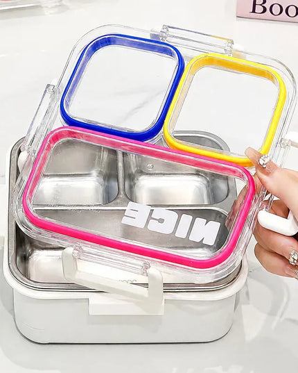4-in-1 Rainbow Lunch Box