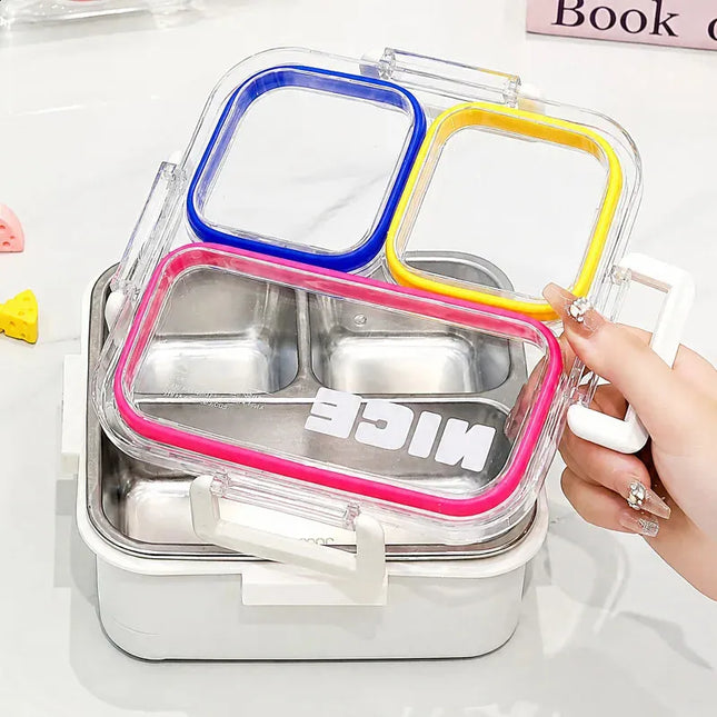 4-in-1 Rainbow Lunch Box