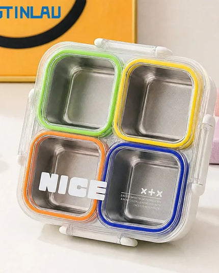4-in-1 Rainbow Lunch Box