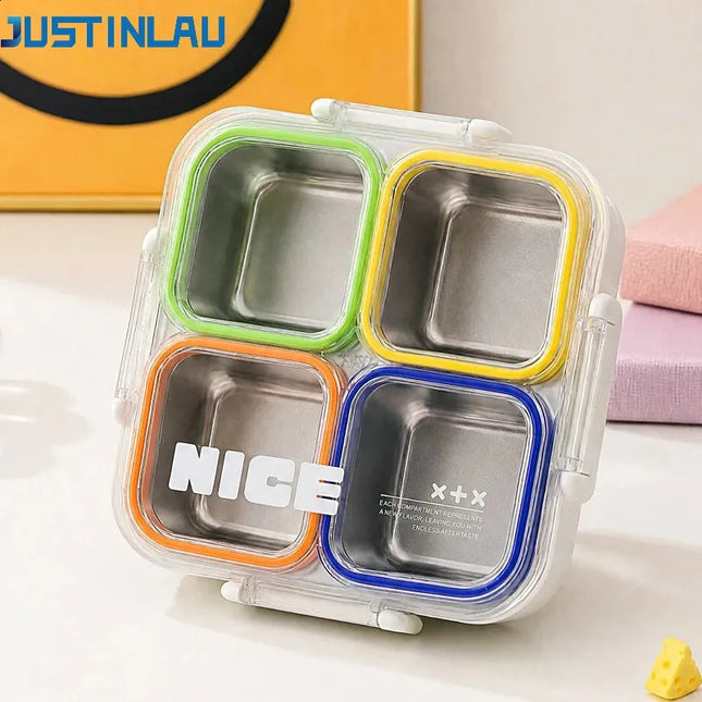 4-in-1 Rainbow Lunch Box