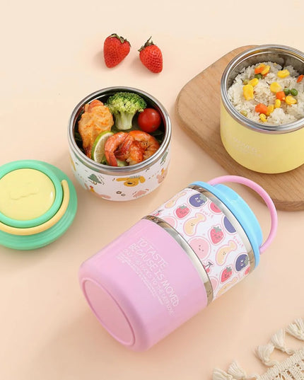 Cartoonistic Double Layer SS Lunch Box (aa240)